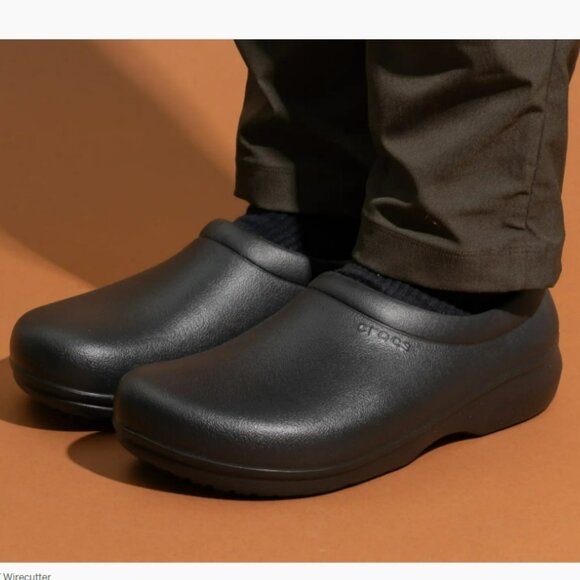 Halloween Crocs Clog On The Clock Work Slipon Food Service Shoe Red Splatter - Picture 14 of 14